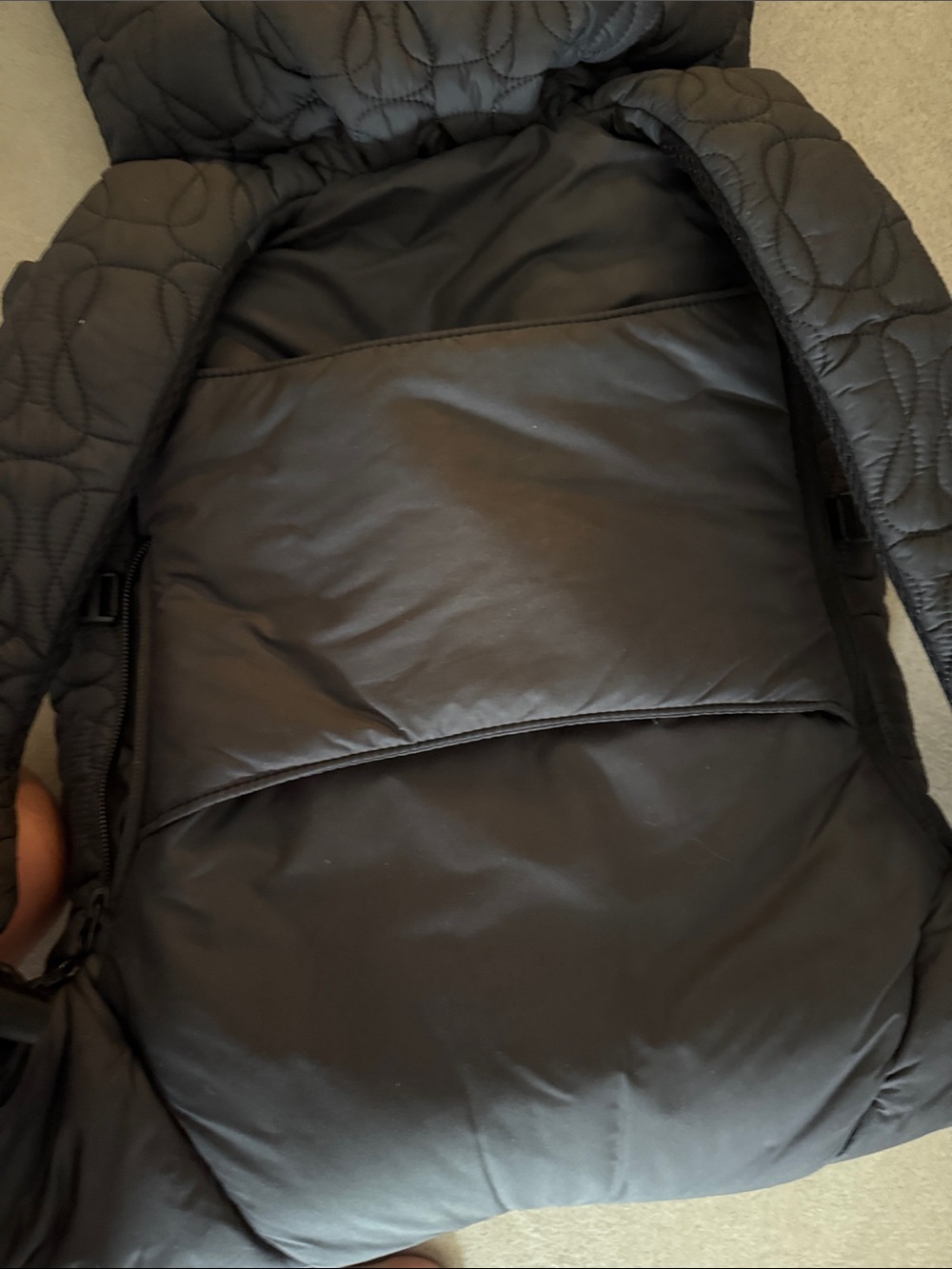 lululemon  Quilted Black Back pack - Picture 6 of 10